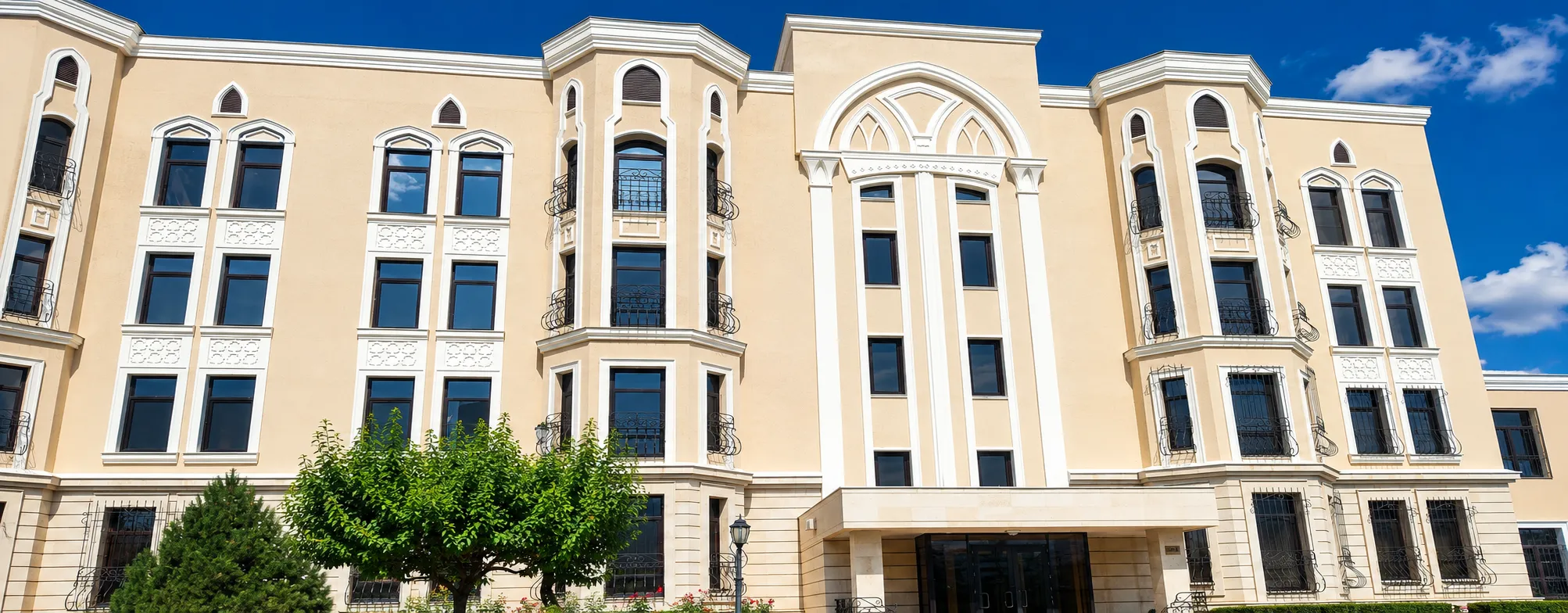  Блоки № 61, 62, 63, 64 ЖК "Мирас" Фасад